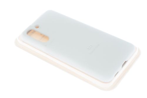 Чехол-накладка для Samsung G991F S21 VEGLAS SILICONE CASE закрытый белый (9) оптом, в розницу Центр Компаньон фото 2