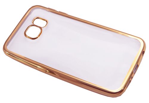 Чехол-накладка для Samsung G925F S6 EDGE РАМКА TPU розовое золото оптом, в розницу Центр Компаньон фото 3