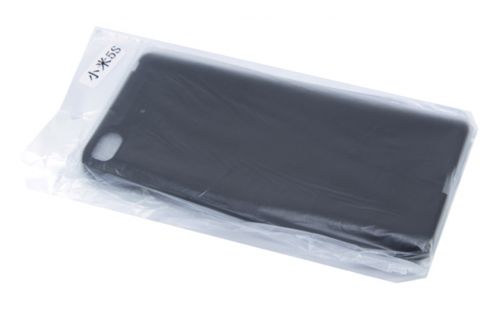 Чехол-накладка для XIAOMI Mi5S FASHION TPU матовый б/отв черный - фото фото 2