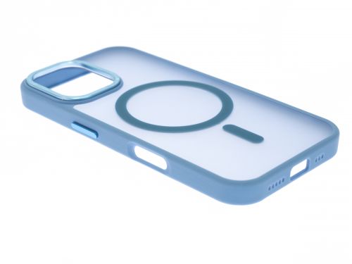 Чехол-накладка для iPhone 16 VEGLAS Fog Magnetic синий - оптовая продажа фото 3 Чехол-накладка для iPhone 16 VEGLAS Fog Magnetic синий - фото фото 3