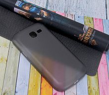 Чехол-накладка для Samsung S7392 FASHION ультра т черный - фото