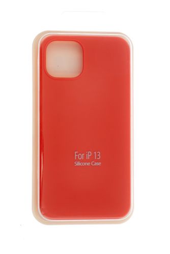 Чехол-накладка для iPhone 13 VEGLAS SILICONE CASE закрытый оранжевый (13) - оптовая продажа Чехол-накладка для iPhone 13 VEGLAS SILICONE CASE закрытый оранжевый (13) - фото