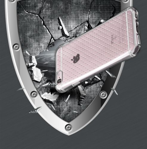 Чехол-накладка для iPhone 6/6S HOCO ARMOR SHOCKPROOF прозрачный оптом, в розницу Центр Компаньон фото 3