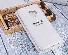 Чехол-накладка для Samsung G960F S9 SILICONE CASE закрытый белый - фото