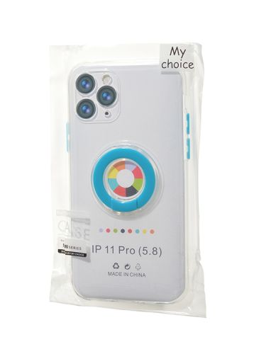Чехол-накладка для iPhone 12 Pro Max NEW RING TPU голубой оптом, в розницу Центр Компаньон фото 4