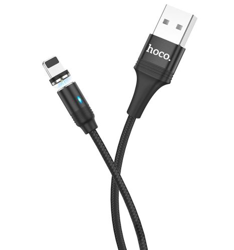 Кабель USB Lightning 8Pin HOCO U76 Fresh Magnetic 2.0A 1.2м черный оптом, в розницу Центр Компаньон фото 2