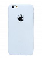 Чехол-накладка для iPhone 6/6S Plus  NEW СИЛИКОН 100% белый - фото
