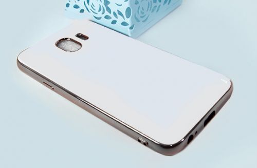 Чехол-накладка для Samsung J400 J4 2018 ELECTROPLATED TPU+PET белый - фото фото 3