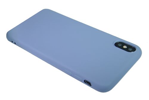 Чехол-накладка для iPhone XS Max SOFT TOUCH TPU фиолетовый  оптом, в розницу Центр Компаньон