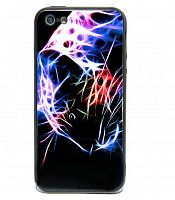 Чехол-накладка для iPhone 6/6S Plus  LOVELY GLASS TPU леопард коробка - фото