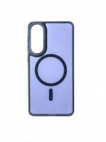 Чехол-накладка для Samsung S937 S25 Edge VEGLAS Fog Magnetic темно-синий - фото