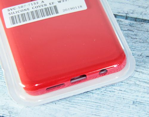 Чехол-накладка для Samsung G973 S10 SILICONE CASE закрытый красный (1) - оптовая продажа фото 2 Чехол-накладка для Samsung G973 S10 SILICONE CASE закрытый красный (1) - фото фото 2