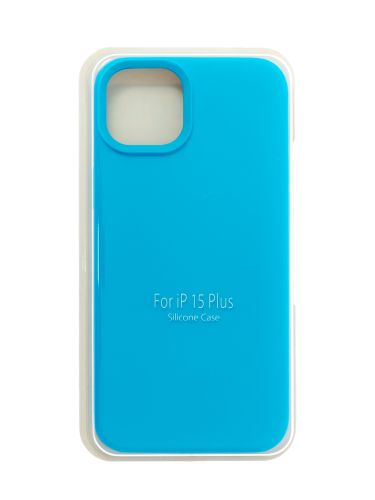 Чехол-накладка для iPhone 15 Plus VEGLAS SILICONE CASE закрытый голубой (16) - оптовая продажа Чехол-накладка для iPhone 15 Plus VEGLAS SILICONE CASE закрытый голубой (16) - фото