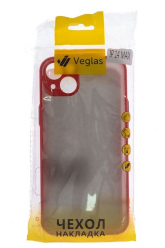 Чехол-накладка для iPhone 14 Plus VEGLAS Fog красный - оптовая продажа фото 3 Чехол-накладка для iPhone 14 Plus VEGLAS Fog красный - фото фото 3