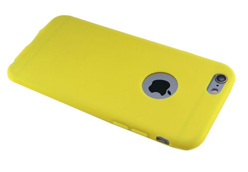 Чехол-накладка для iPhone 6/6S NEW СИЛИКОН 100% ультратон желтый оптом, в розницу Центр Компаньон фото 4