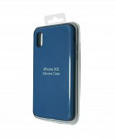 Купить Чехол-накладка для iPhone X/XS SILICONE CASE закрытый синий деним (20) оптом, в розницу в ОРЦ Компаньон