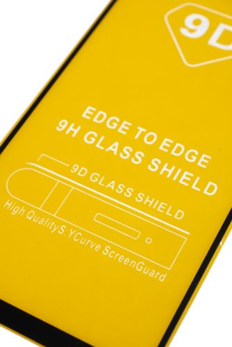 Защитное стекло для Realme C35 FULL GLUE (желтая основа) пакет черный оптом, в розницу Центр Компаньон фото 2