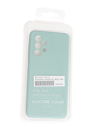 Чехол-накладка для Samsung A535F A53 SILICONE CASE NL OP закрытый бирюзовый (2) оптом, в розницу Центр Компаньон фото 4