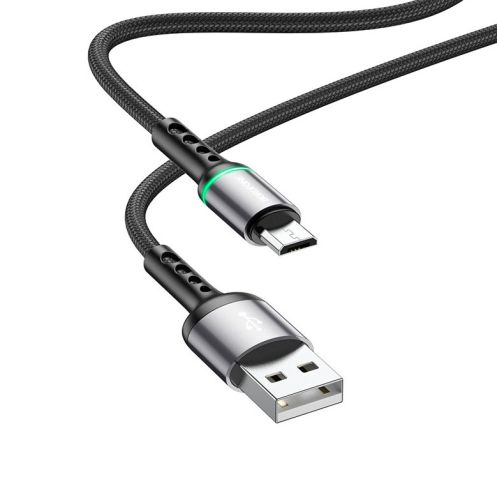 Кабель USB-Micro USB BOROFONE BU33 Color ring 2.4A 1.2м черный оптом, в розницу Центр Компаньон фото 2