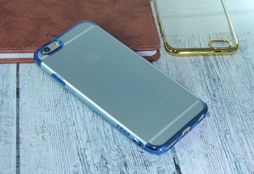 Чехол-накладка для iPhone 6/6S ELECTROPLATED TPU DOKA синий оптом, в розницу Центр Компаньон фото 2