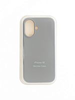 Купить Чехол-накладка для iPhone 16 SILICONE CASE закрытый серый (23) оптом, в розницу в ОРЦ Компаньон