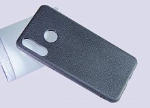 Чехол-накладка для HUAWEI P30 Lite FASHION LITCHI TPU черный - фото