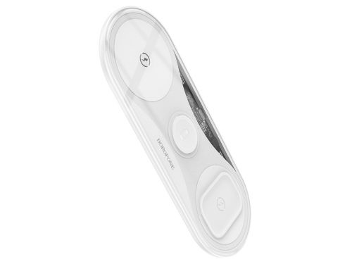 Беспроводное зарядное устройство BOROFONE BQ19 Powerful 3в1 15W черный - оптовая продажа фото 2 Беспроводное зарядное устройство BOROFONE BQ19 Powerful 3в1 15W черный - фото фото 2