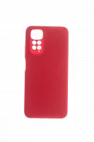 Чехол-накладка для XIAOMI Redmi Note 11 SILICONE CASE OP закрытый красный (1) - фото