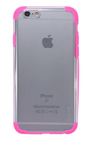 Чехол-накладка для iPhone 6/6S HOCO STEEL PC+TPU розовый оптом, в розницу Центр Компаньон
