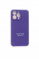 Чехол-накладка для iPhone 13 Pro SILICONE CASE Защита камеры фиолетовый (45) - фото