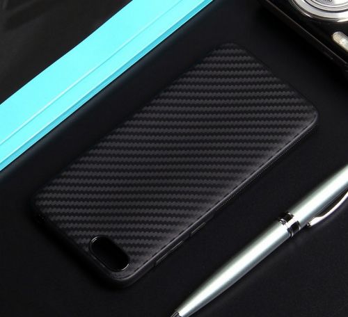 Чехол-накладка для HUAWEI Honor 7A RUS/Y5 2018/Y5 Prime 2018 CARBON TPU черный - фото фото 2