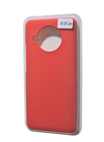 Чехол-накладка для XIAOMI Mi 10T Lite VEGLAS SILICONE CASE закрытый красный (1) - фото