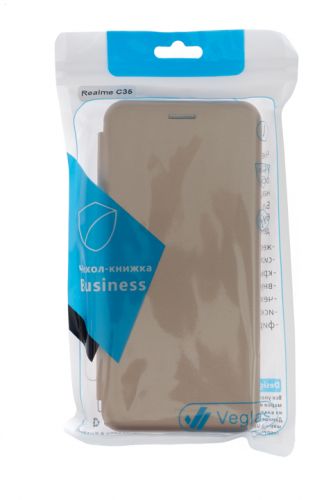 Чехол-книжка для Realme С35 VEGLAS BUSINESS золото - оптовая продажа фото 4 Чехол-книжка для Realme С35 VEGLAS BUSINESS золото - фото фото 4