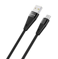 Купить Кабель USB-Micro USB BOROFONE BU10 Pineapple 2.4A 1.2м черный, Ограниченно годен оптом, в розницу в ОРЦ Компаньон