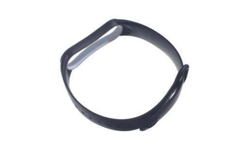 Ремешок для Xiaomi Band 5/6 Sport черно-белый оптом, в розницу Центр Компаньон фото 2