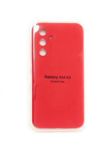 Чехол-накладка для Samsung A546E A54 VEGLAS SILICONE CASE закрытый красный (1) - оптовая продажа Чехол-накладка для Samsung A546E A54 VEGLAS SILICONE CASE закрытый красный (1) - фото