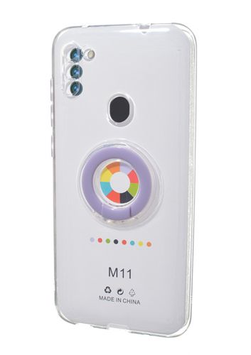 Чехол-накладка для Samsung M115F M11 NEW RING TPU сиреневый - оптовая продажа фото 2 Чехол-накладка для Samsung M115F M11 NEW RING TPU сиреневый - фото фото 2