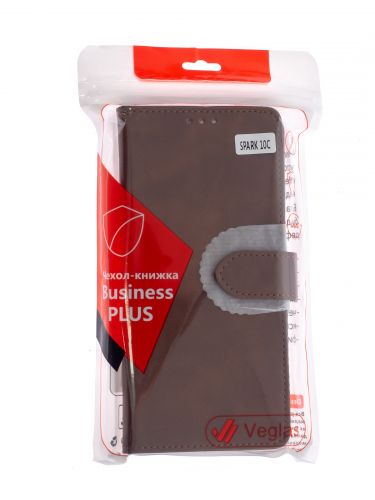 Чехол-книжка для Tecno Spark 10C VEGLAS BUSINESS PLUS коричневый - оптовая продажа фото 5 Чехол-книжка для Tecno Spark 10C VEGLAS BUSINESS PLUS коричневый - фото фото 5