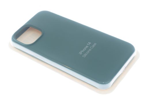 Чехол-накладка для iPhone 14 VEGLAS SILICONE CASE закрытый хвойно-зеленый (58) - фото фото 2