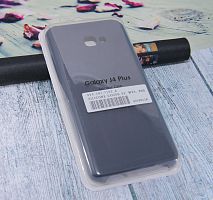 Чехол-накладка для Samsung J415 J4+ 2018 SILICONE CASE темно-синий - фото