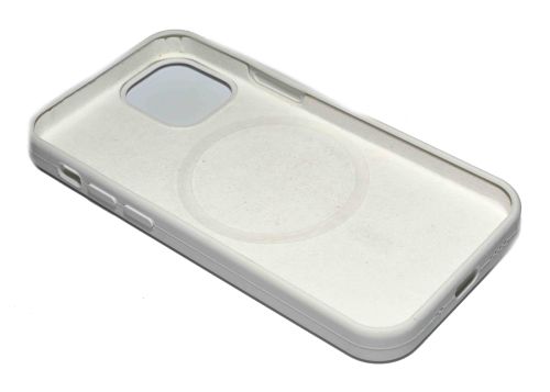 Чехол-накладка для iPhone 12 Mini SILICONE TPU NL поддержка MagSafe белый коробка оптом, в розницу Центр Компаньон фото 3