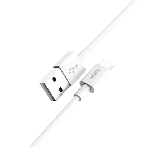 Кабель USB-Micro USB HOCO X23 1м Skilled белый оптом, в розницу Центр Компаньон