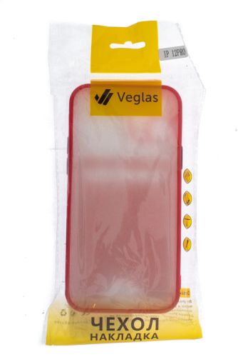 Чехол-накладка для iPhone 12 Pro VEGLAS Fog Pocket красный оптом, в розницу Центр Компаньон фото 4