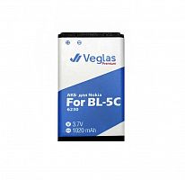 Купить АКБ BL-5C для Nokia 6230/3100 VEGLAS PREMIUM оптом, в розницу в ОРЦ Компаньон