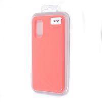 Купить Чехол-накладка для Samsung G980F S20 SILICONE CASE NL ярко-розовый (12) оптом, в розницу в ОРЦ Компаньон