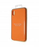 Купить Чехол-накладка для iPhone XS Max SILICONE CASE персиковый (2) оптом, в розницу в ОРЦ Компаньон