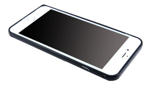Бампер для iPhone 6/6S Plus мет 0,7мм ЗАМОК черный оптом, в розницу Центр Компаньон