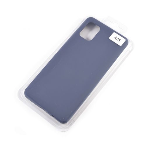 Чехол-накладка для Samsung A315F A31 VEGLAS SILICONE CASE закрытый темно-синий (8) - фото фото 2
