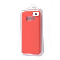 Купить Чехол-накладка для Samsung G950H S8 VEGLAS SILICONE CASE закрытый красный (1) оптом, в розницу в ОРЦ Компаньон