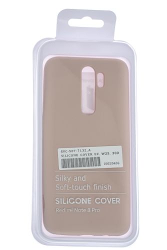 Чехол-накладка для XIAOMI Redmi Note 8 Pro SILICONE CASE OP закрытый светло-розовый (18) оптом, в розницу Центр Компаньон фото 4
